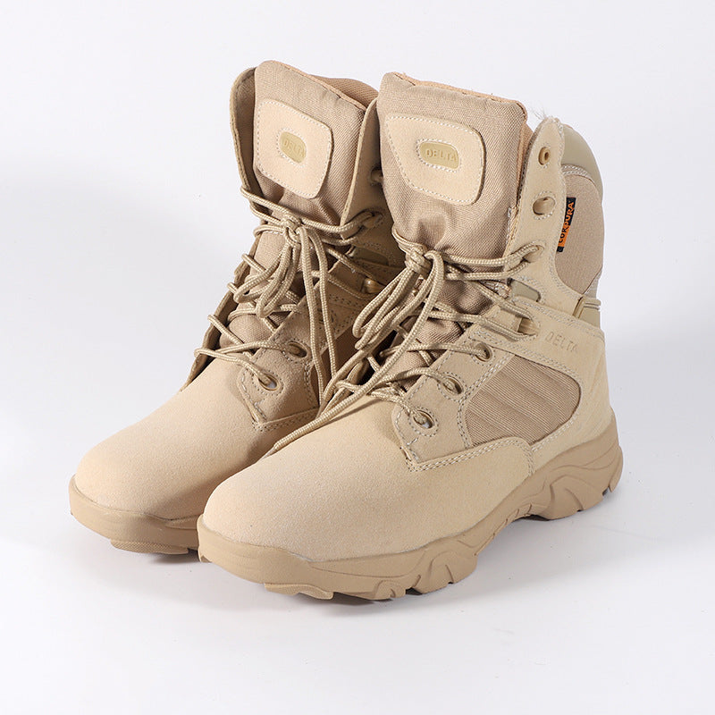 Durable Hiking Boots Sand Tactical Shoes for Men