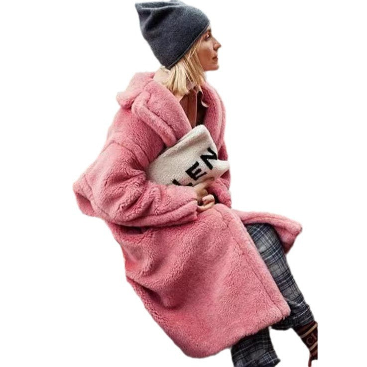 Winter Warm Faux Fur Long Outerwear for Women