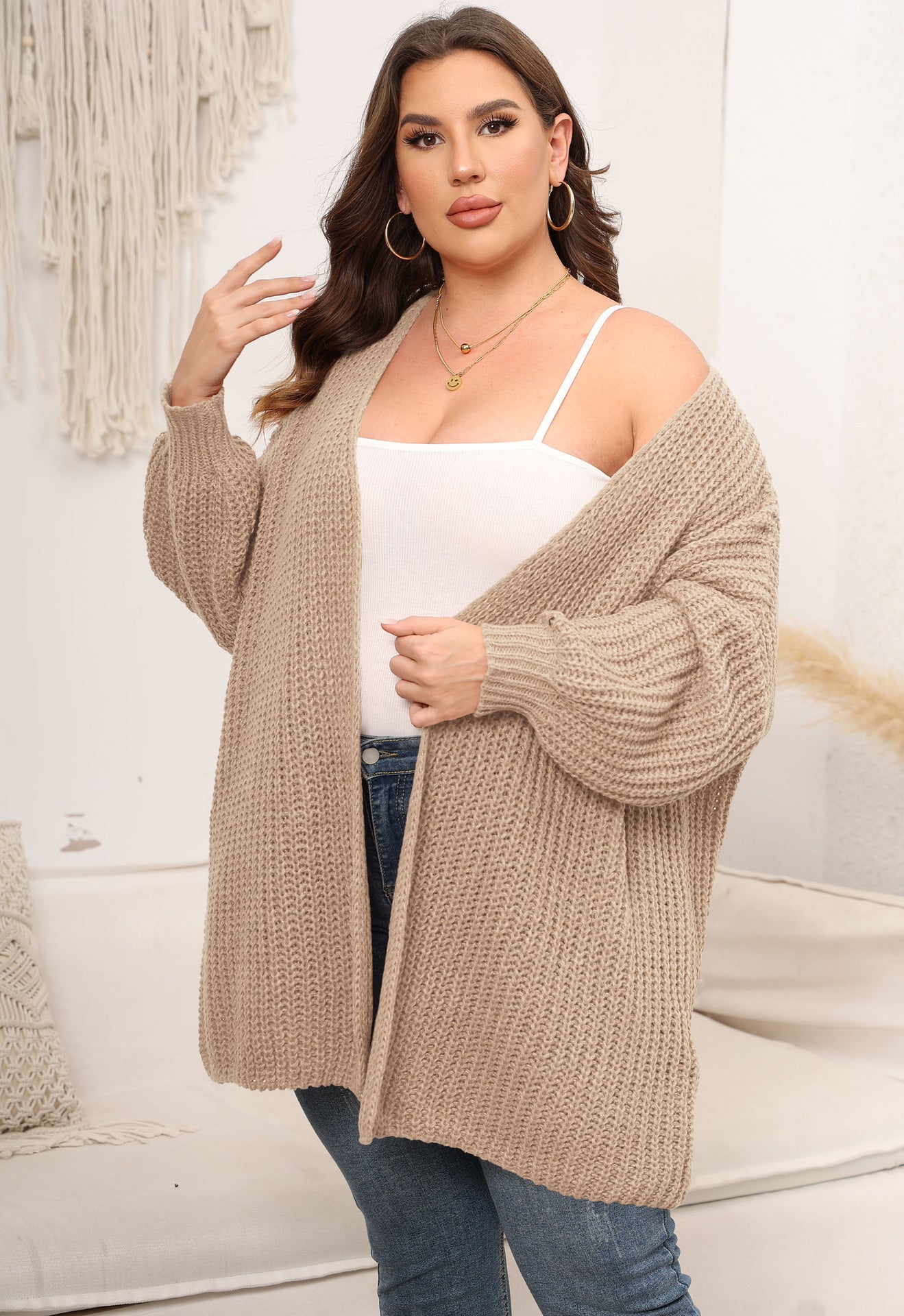 Fashion Plus Sizes Knitted Sweaters for Women