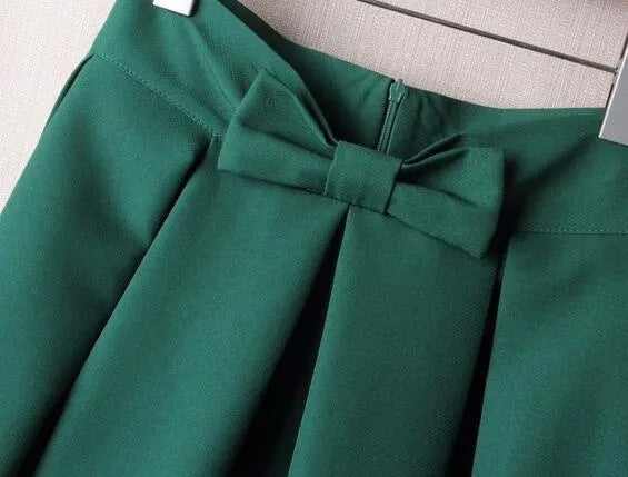 Fashion Bow Office Lady Skirts