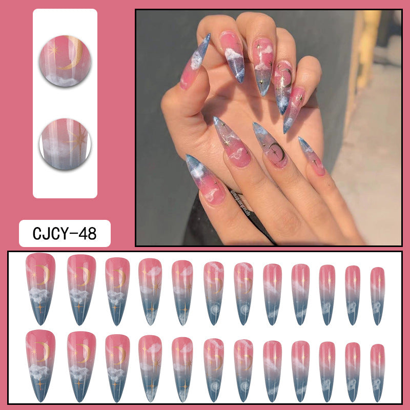 Fashion Detachable Extra Long Press on Nails