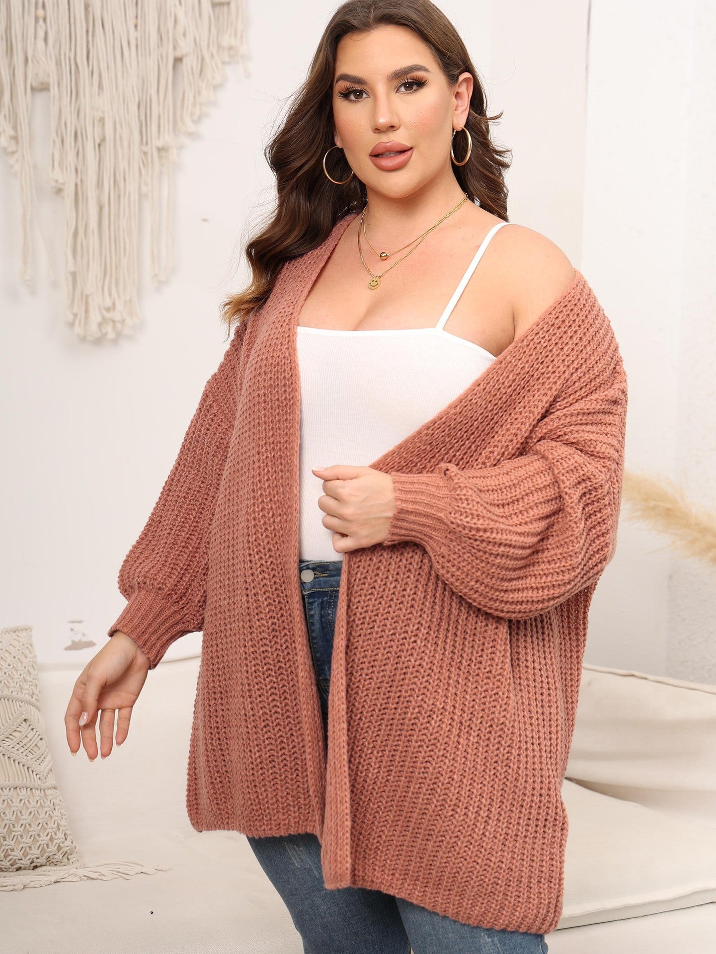 Fashion Plus Sizes Knitted Sweaters for Women