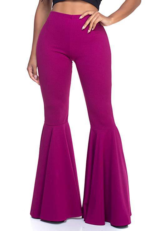 Sexy High Waist Mermaid Flare Pants