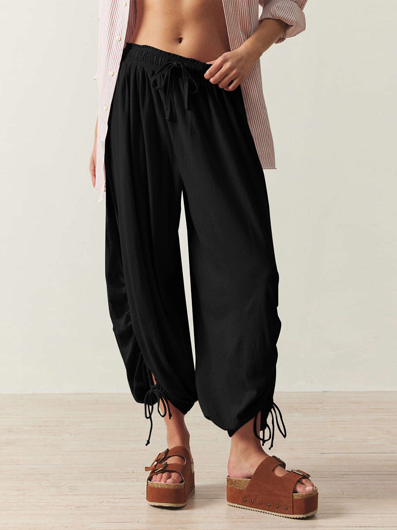 Casual Summer Drawstring Women Pants