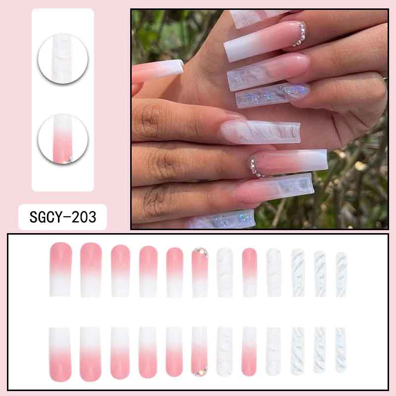 Fashion Wearable Extra Long Press on Nails