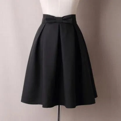 Fashion Bow Office Lady Skirts