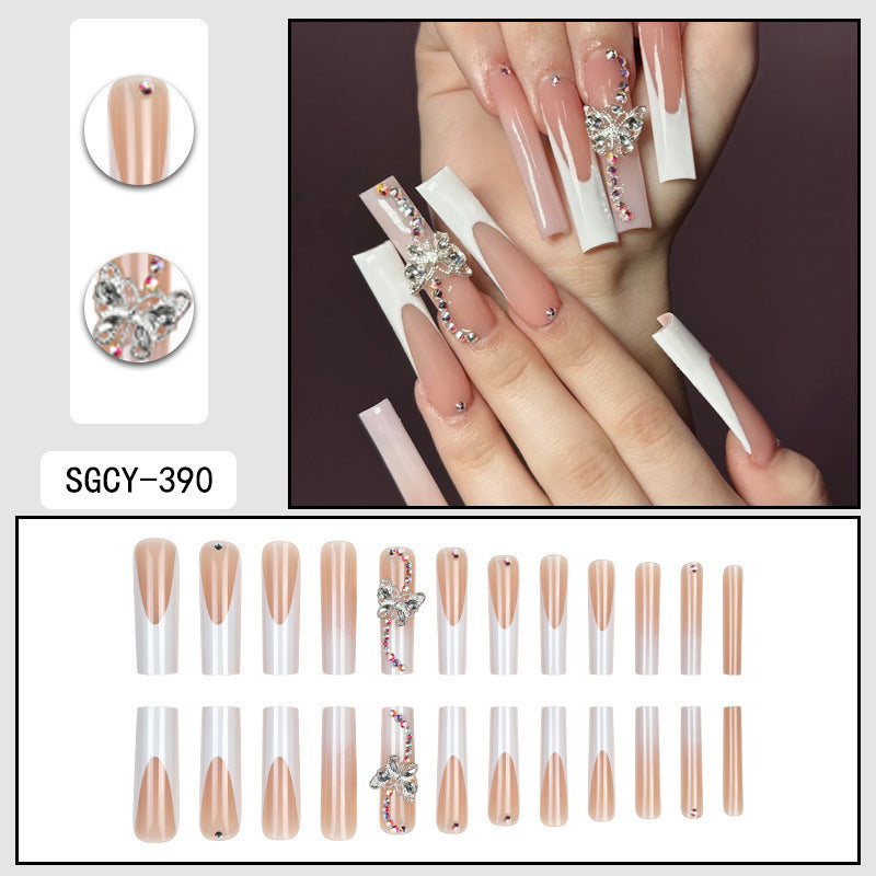 Luxury Bow Design False Press on Nails