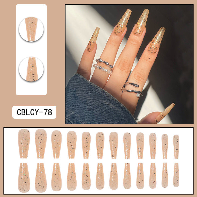 Fashion Detachable Extra Long Press on Nails