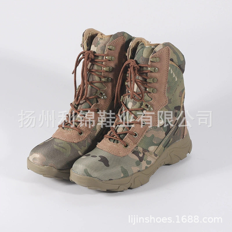 Men Outdoor Camouflage Hiking Tactical Boots