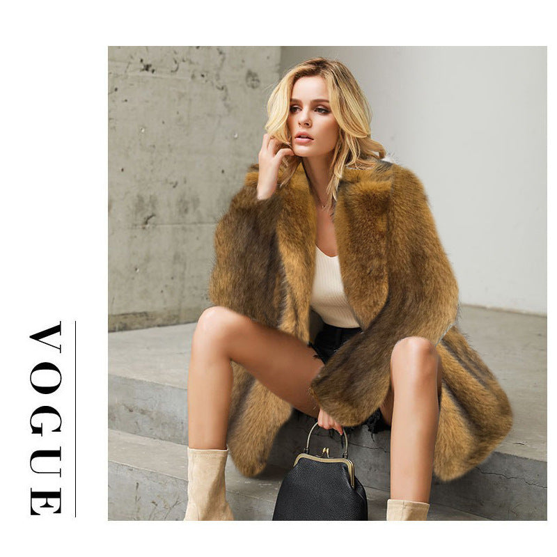 Fashion Faux Fur Winter Overcoats