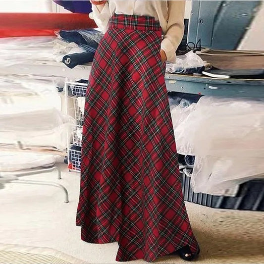 Vintage High Waist A Line Skirts for Women