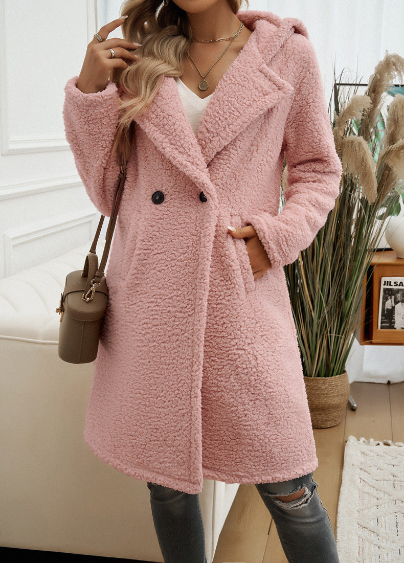 Fashion Sueding Craft Women Winter Outerwear