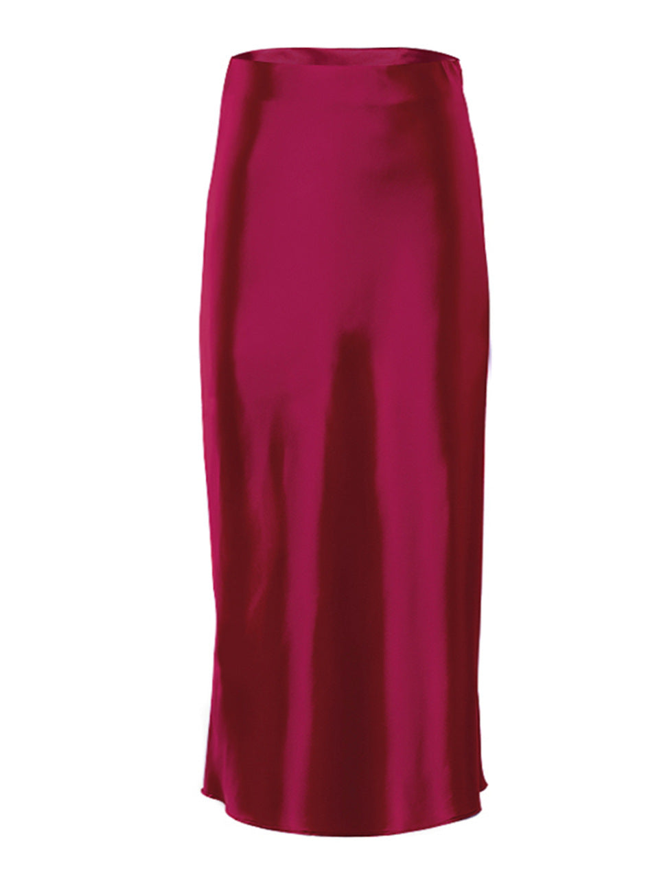 Sexy Satin High Waist Sheath Skirts