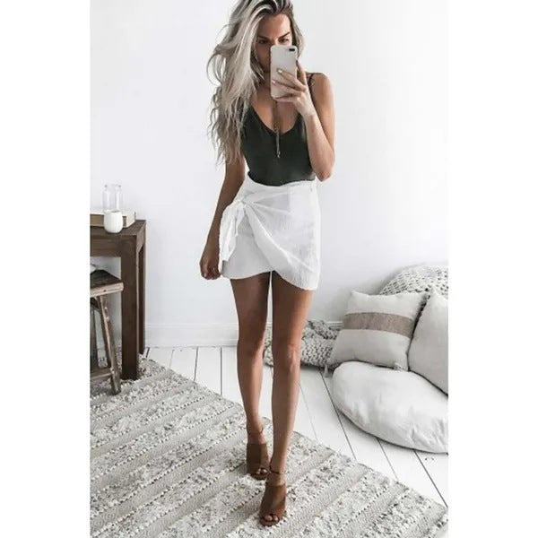 Sexy Summer Irregular Mini Skirts for Women