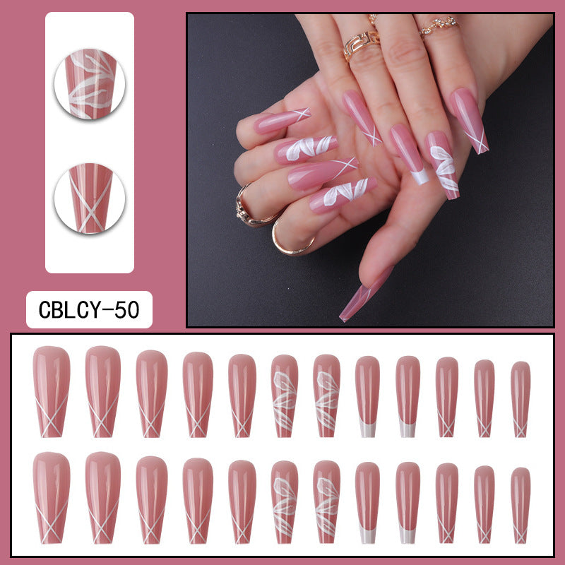 Fashion Detachable Extra Long Press on Nails