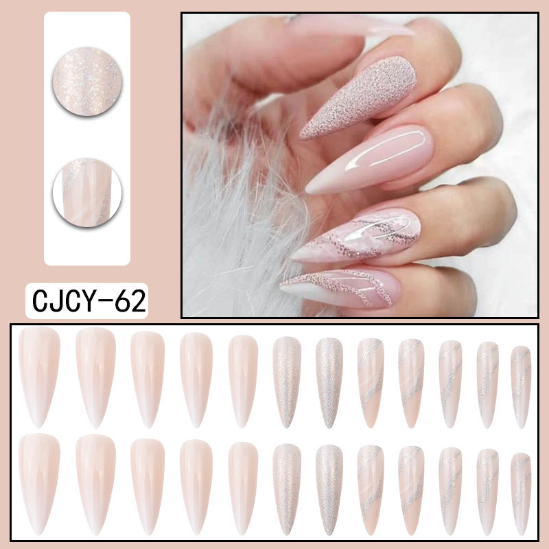 Fashion Detachable Extra Long Press on Nails