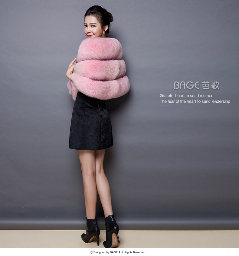 Elegant Warm Faux Fur Capes for Women