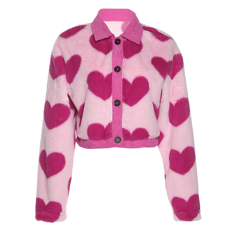 Fashion Sweetheart Design Long Sleeves Overcoats for Women
