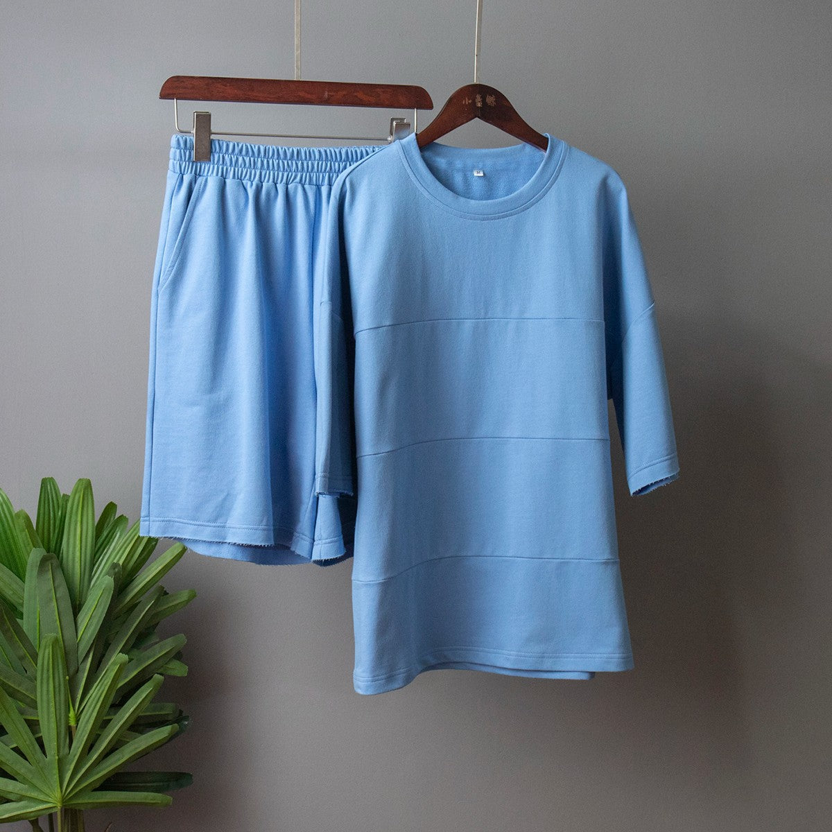 Casual Soft Cotton Short Sleeves T Shirts and Shorts