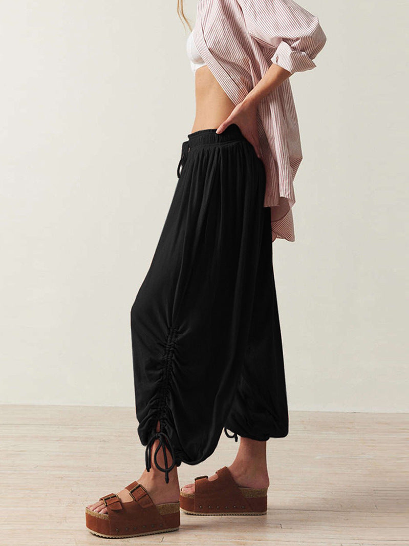 Casual Summer Drawstring Women Pants