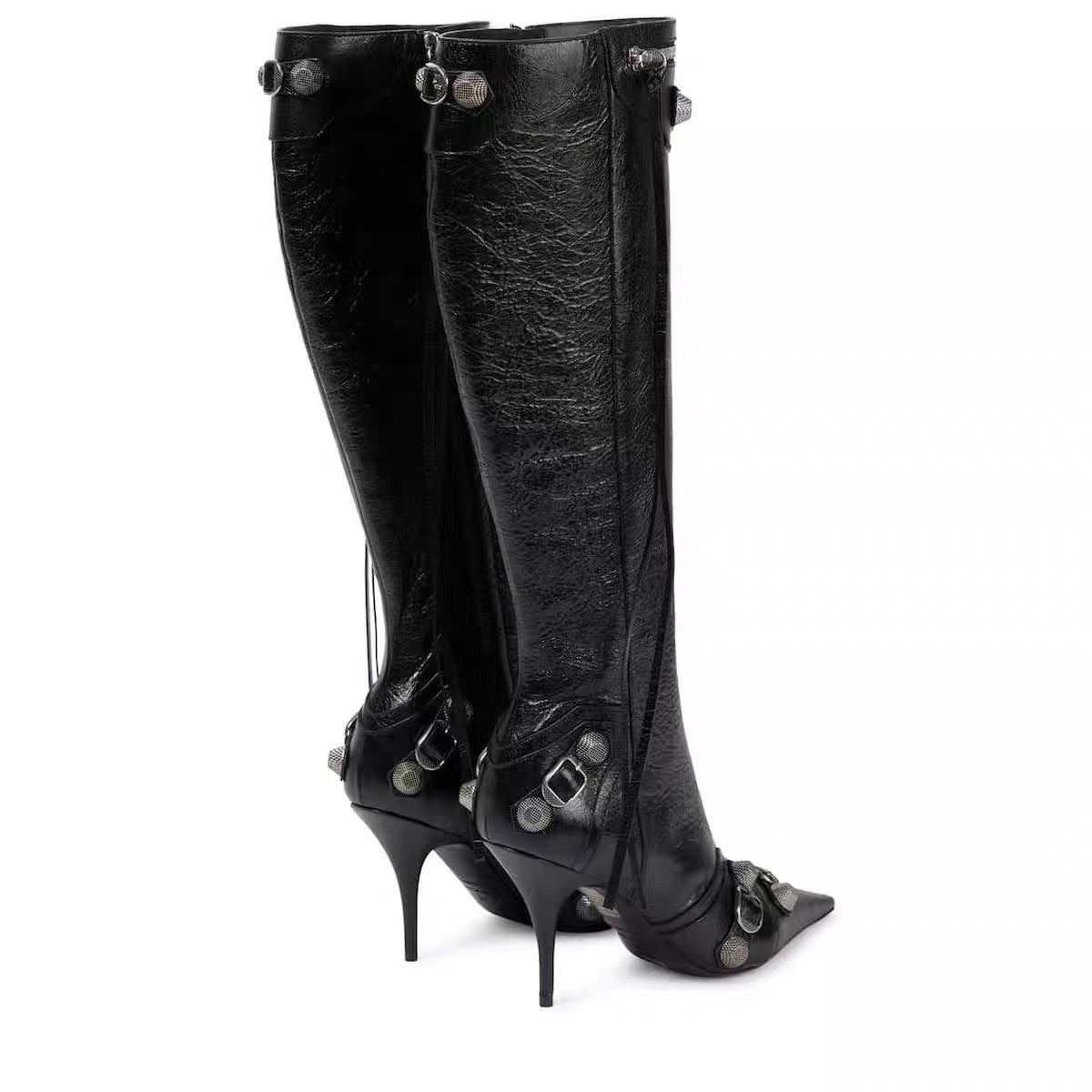 Sexy Peep Toe Rivet Plus Sizes Women Boots