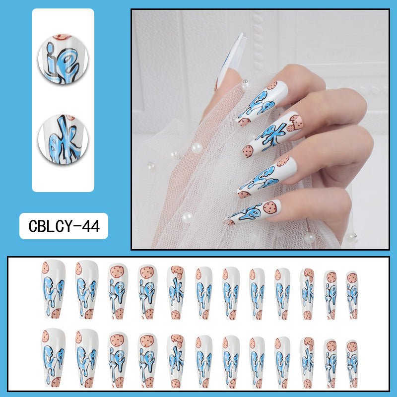 Fashion Detachable Extra Long Press on Nails