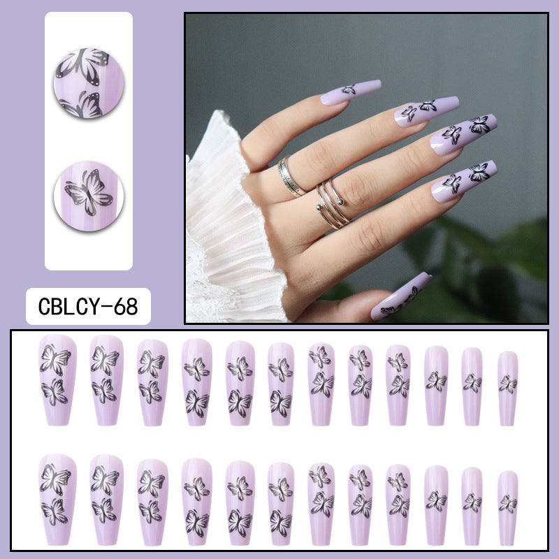 Fashion Detachable Extra Long Press on Nails