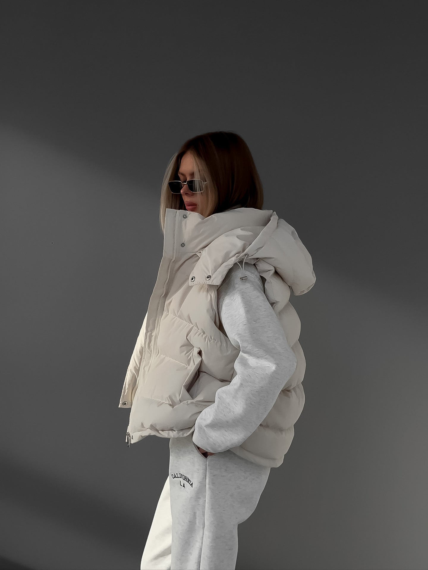 Fashion Women Sleeveless Cotton Jacket Coats