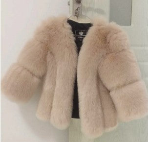 Fashion Faux Fur Short Jacket Coats for Women