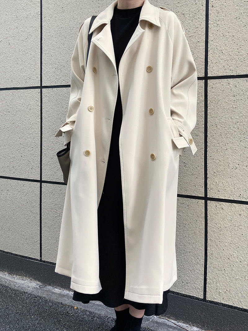 Fashion Loose Long Trench Coats for Women