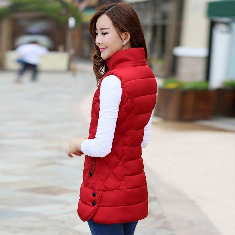 Fashion Winter Plus Sizes Cotton Vest for Women