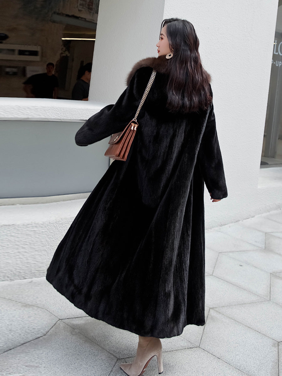 Luxurious Faux Fur Long Winter Overcoats for Women