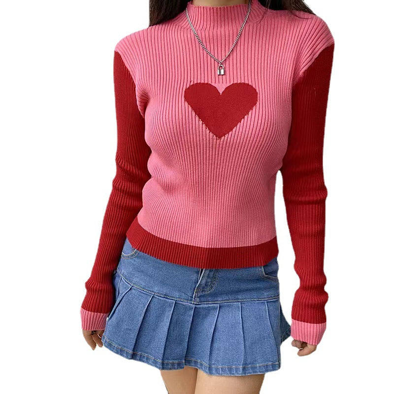 Fashion Round Neck Long Sleeves Knitted Sweaters