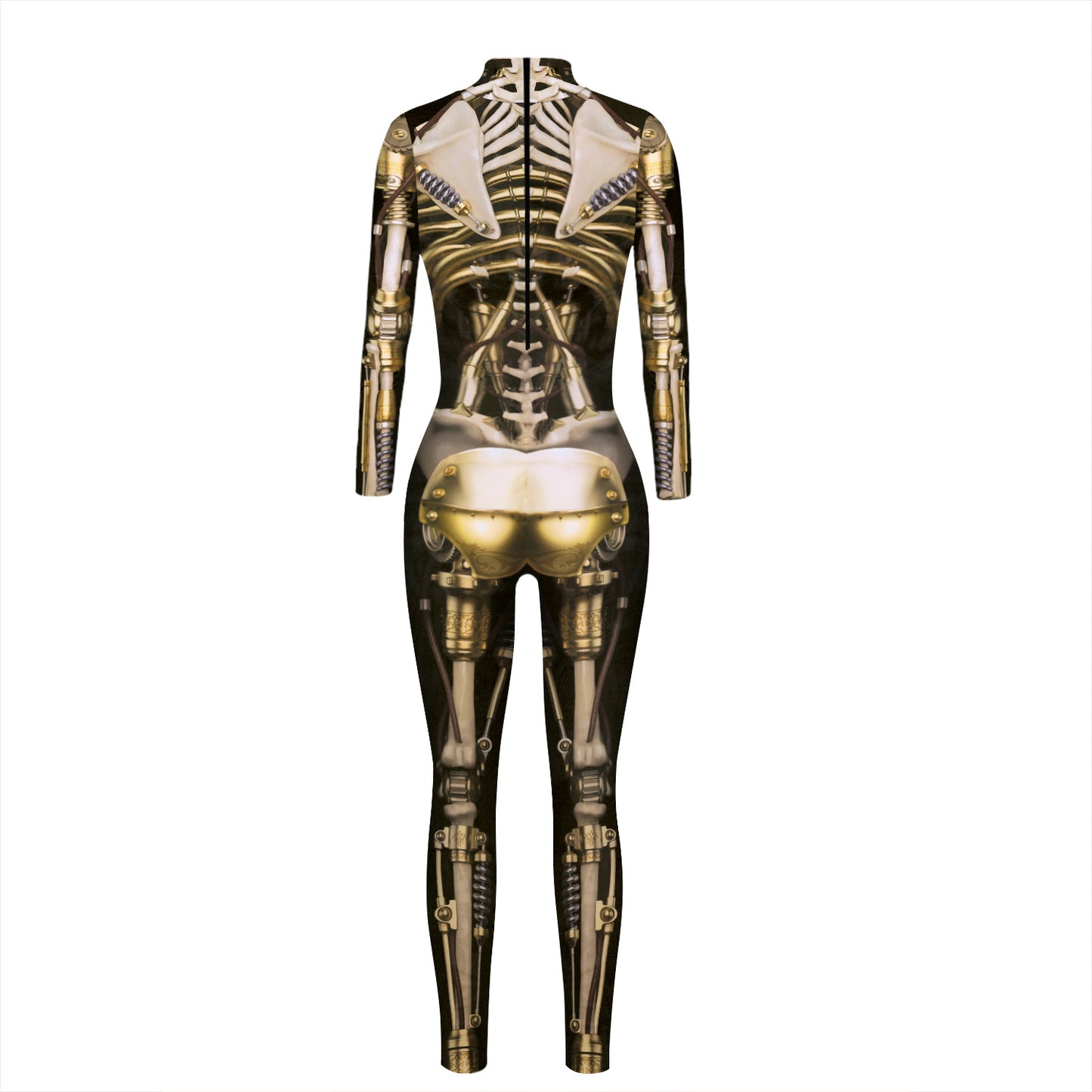 Halloween Skeleton Long Sleeves Jumpsuits Cosplay Costumes