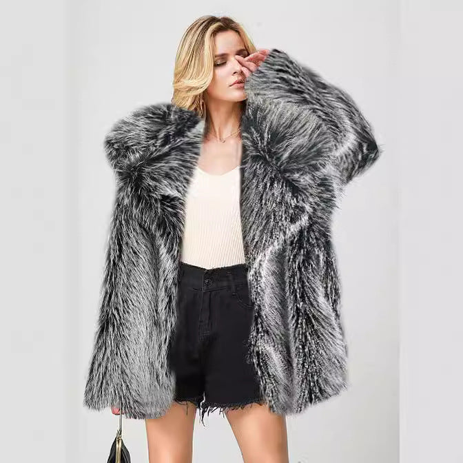 Fashion Faux Fur Winter Overcoats