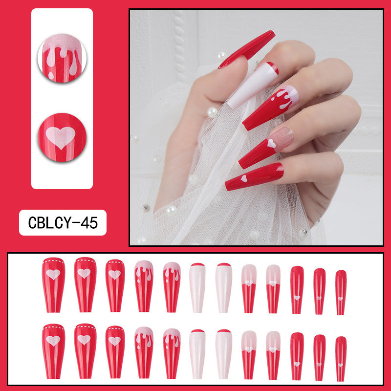 Fashion Detachable Extra Long Press on Nails