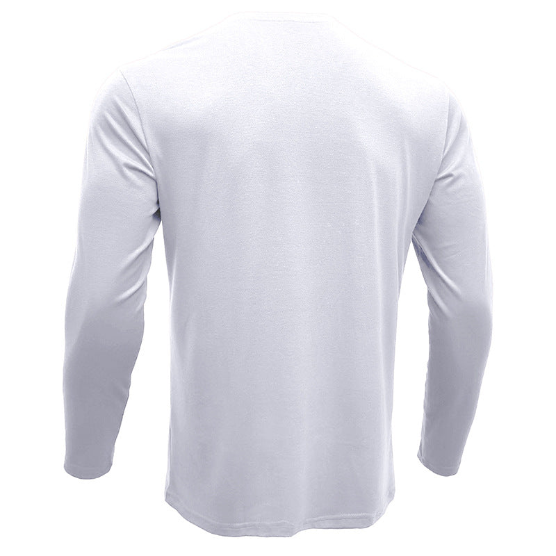 Casual Round Neck Long Sleeves T Shirts