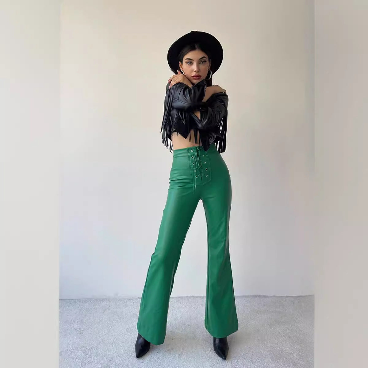 Sexy High Waist Trumpet Long Pants