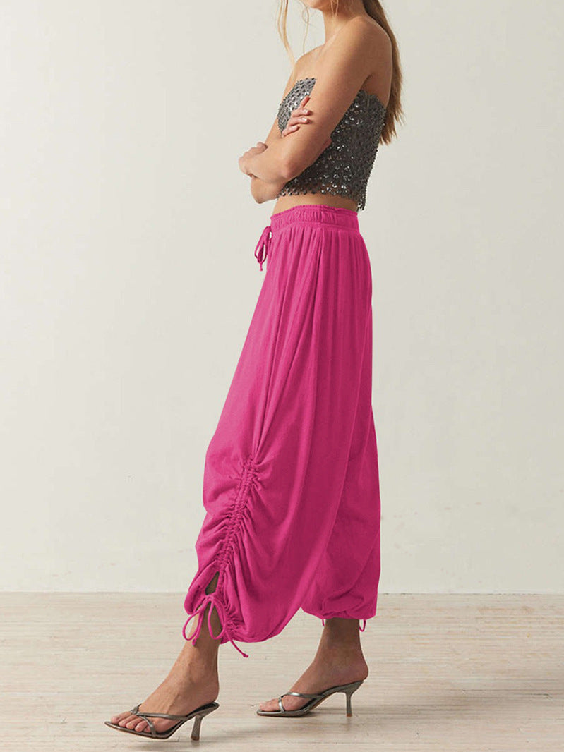 Casual Summer Drawstring Women Pants