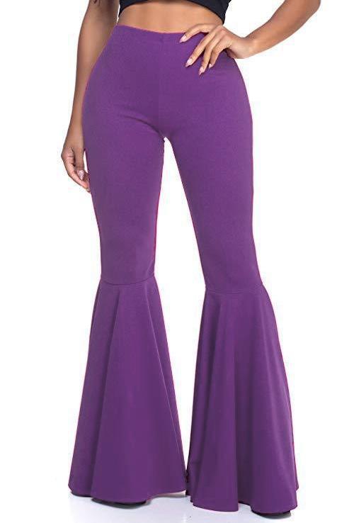 Sexy High Waist Mermaid Flare Pants