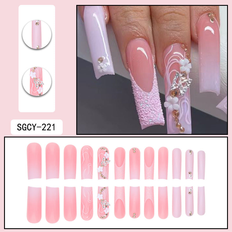 Fashion Wearable Extra Long Press on Nails