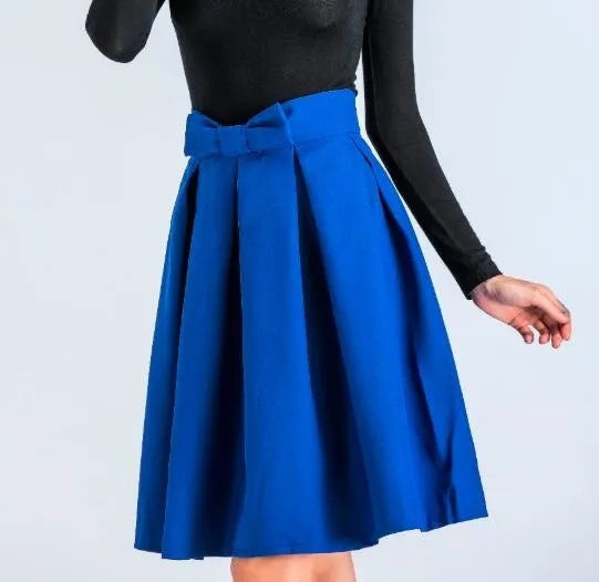 Fashion Bow Office Lady Skirts