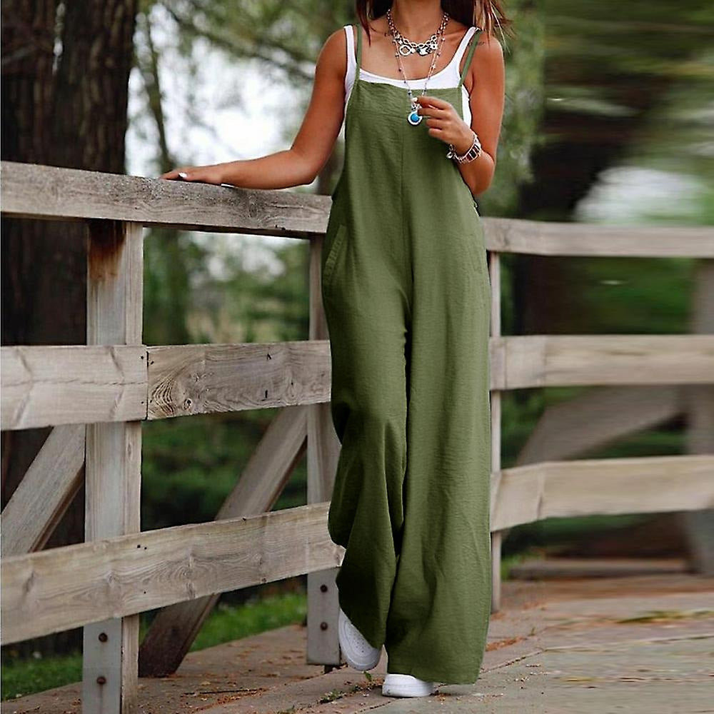 Casual Summer Jumpsuits with Pocket