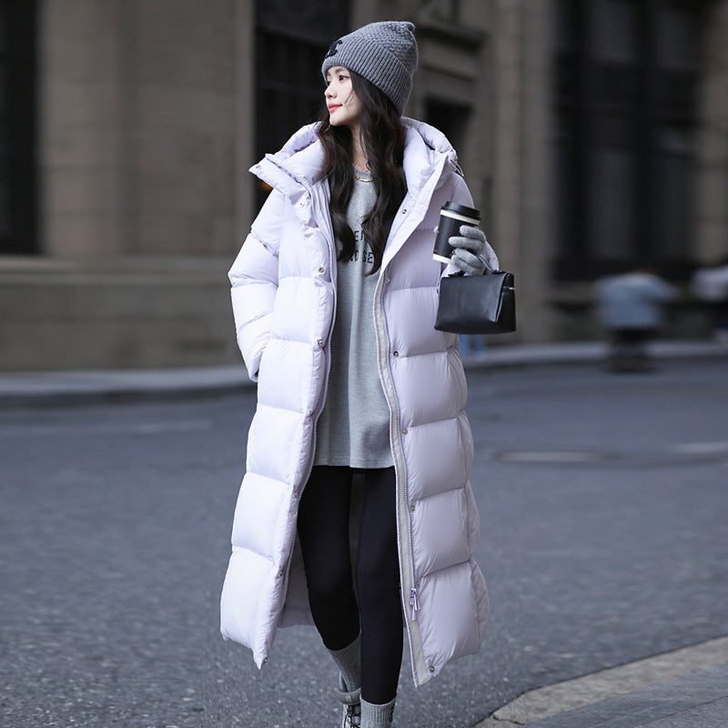 Fashion Down Jacket Women's Hooded Puff Jacket for Couple