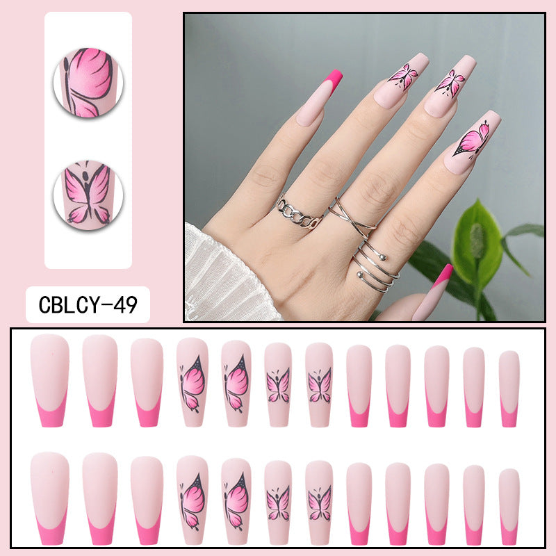 Fashion Detachable Extra Long Press on Nails