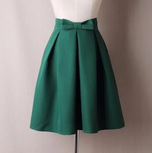 Fashion Bow Office Lady Skirts