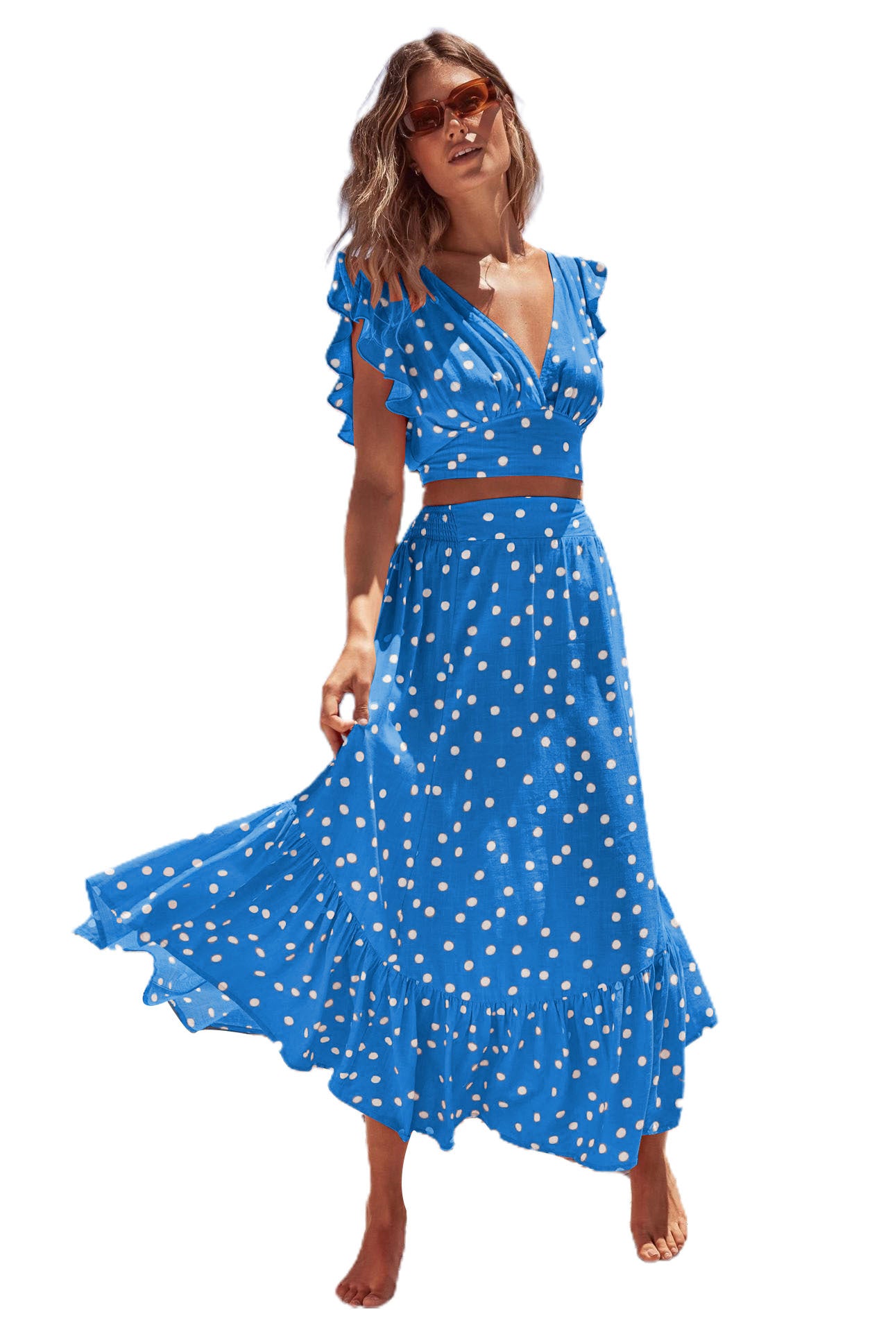 Casual Summer Bohemian Two Pieces Dresses