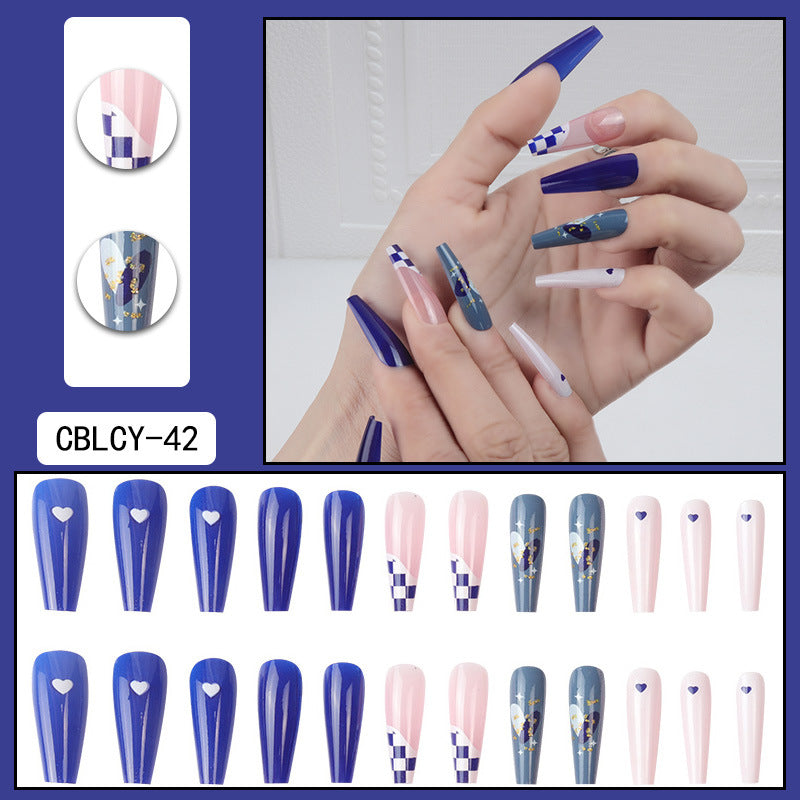 Fashion Detachable Extra Long Press on Nails