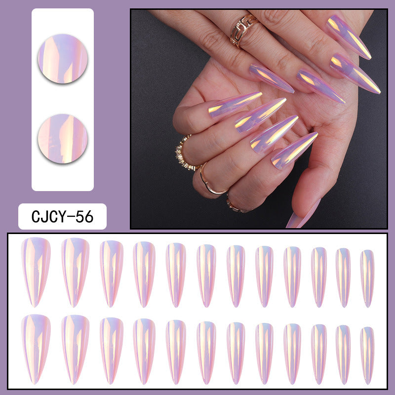 Fashion Gradient Color Extra Long Press on Nails