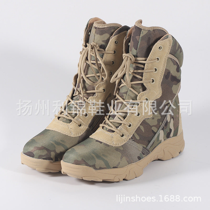 Men Outdoor Camouflage Hiking Tactical Boots